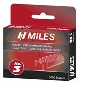 Скобы для степлера плоские Тип 53 14мм (1000шт.) Miles