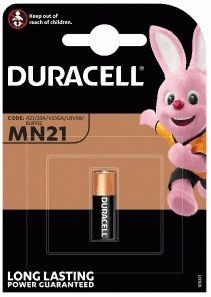 Батарейка MN21-1BL для брелков сигализации (уп.1шт.) DURACELL
