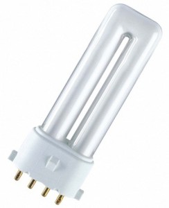 Компактная люминесцентная лампа 2G7 9Вт 4000К U-образ.T12 OSRAM